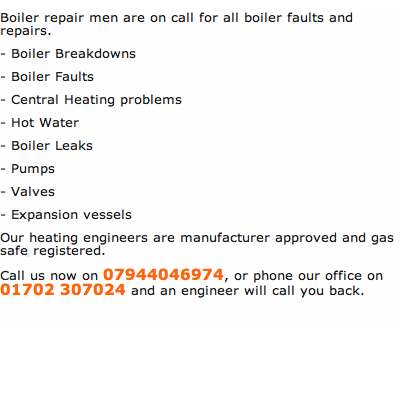 Boiler Repairs Maldon